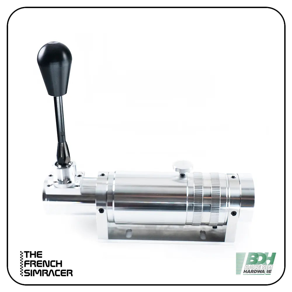 BDH H2SQ Silver – H-pattern + Sequential Shifter for Sim Racing - The French Simracer