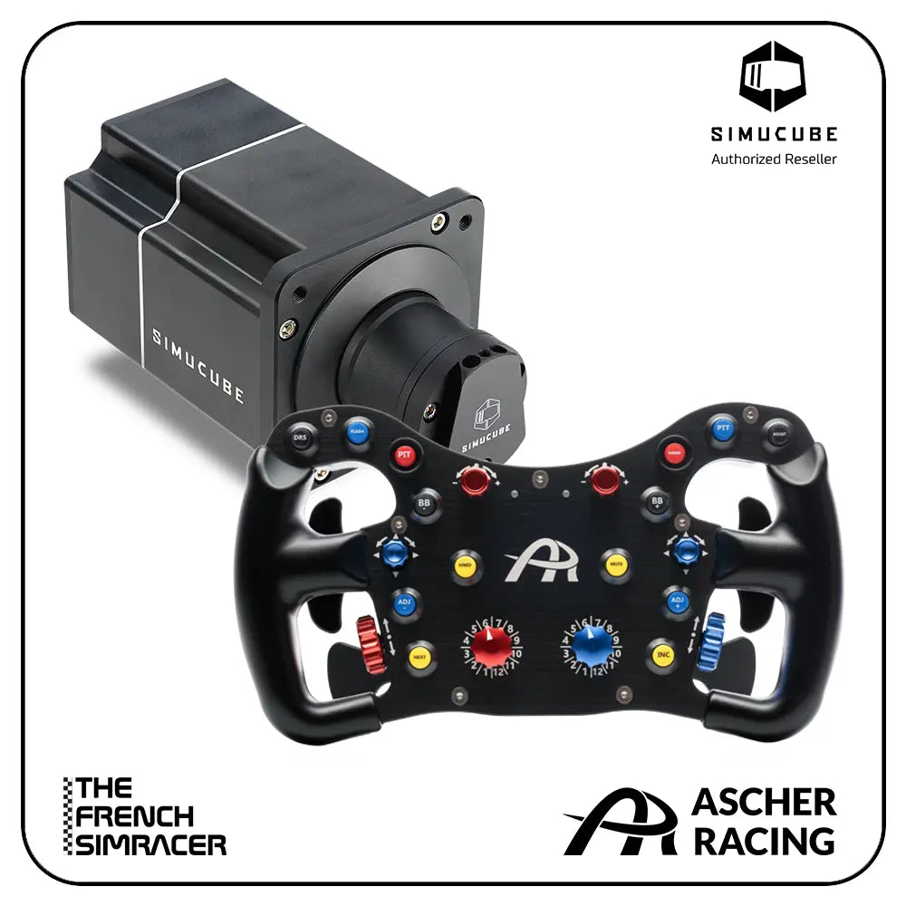 BUNDLE: ASCHER F64+ SIMUCUBE 2 The French Simracer