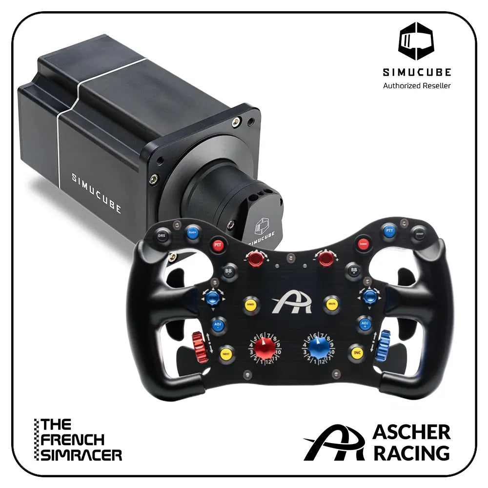 BUNDLE: ASCHER F64+ SIMUCUBE 2 The French Simracer