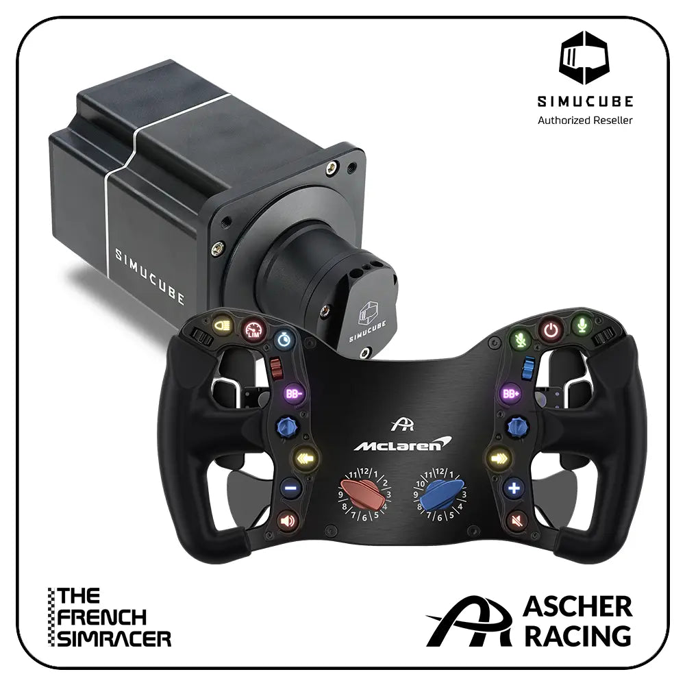 BUNDLE: McLAREN ARTURA PRO + SIMUCUBE 2 The French Simracer