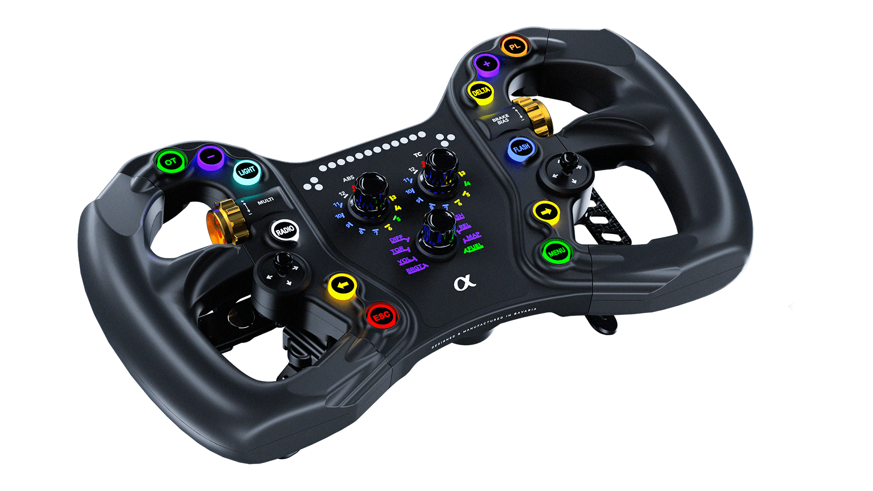 BavarianSimTec Alpha Steering Wheel - The French Simracer