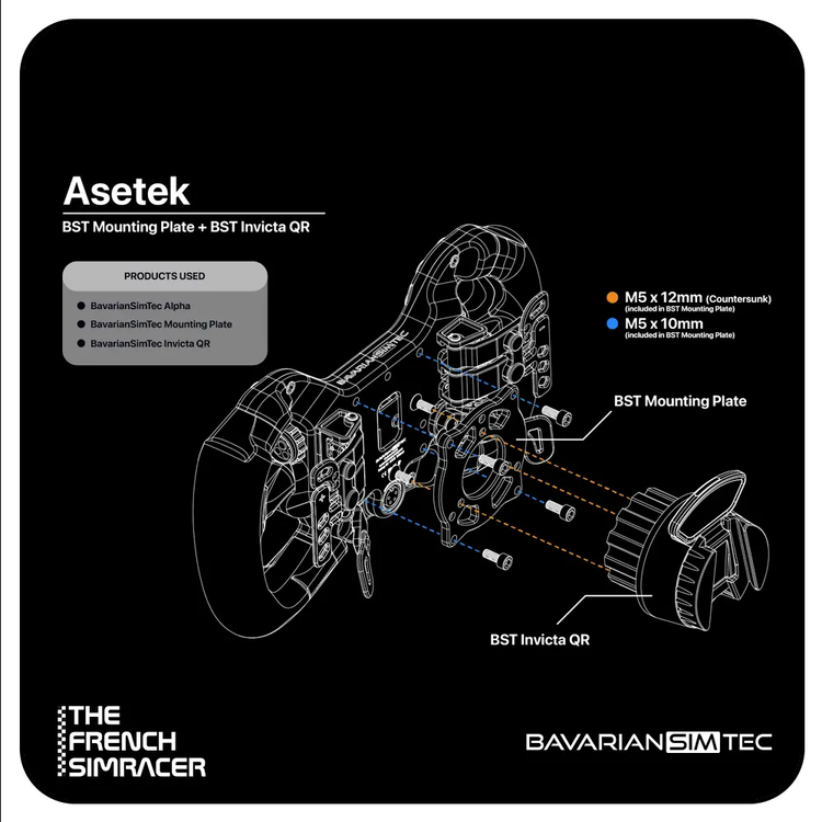 BavarianSimTec Asetek QR - BST version - The French Simracer