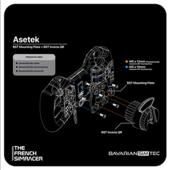 BavarianSimTec / Asetek Invicta™ Quick Release – Wheel Version - The French Simracer
