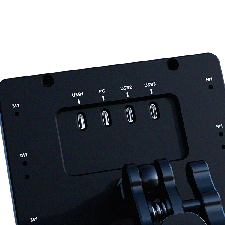 BavarianSimTec ControlCenter with acrylic function decals