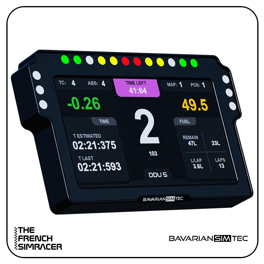 BavarianSimTec - DDU5 Digital Dash Display - The French Simracer