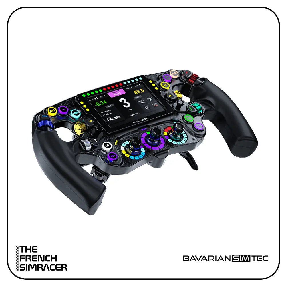 BavarianSimTec OmegaPRO V2 Sim Racing Steering Wheel - The French Simracer