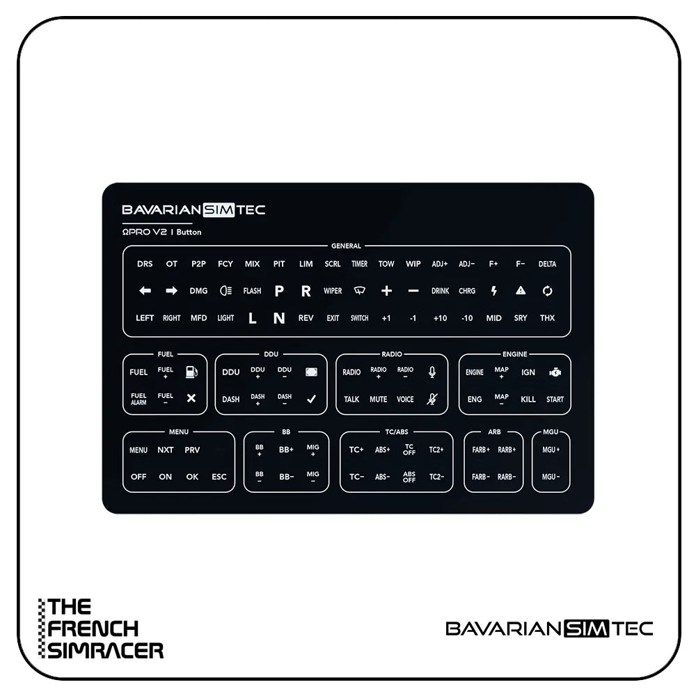 BavarianSimTec OmegaPRO V2 Sim Racing Steering Wheel - The French Simracer