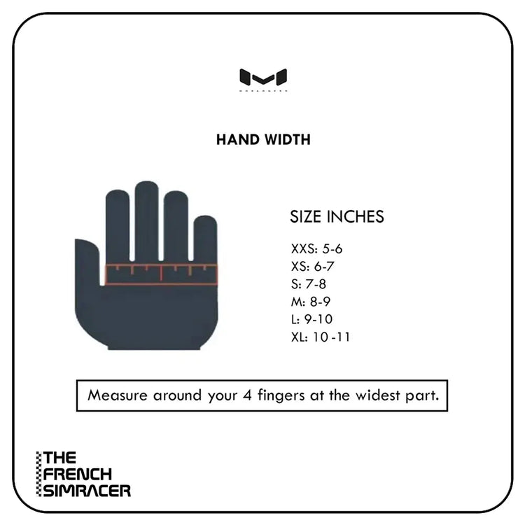 Gants Bones X-Ray par Moradness - The French Simracer