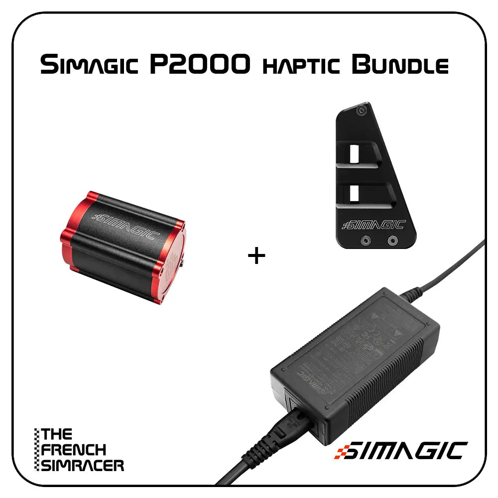 Simagic P2000 Haptic Feedback Bundle - The French Simracer