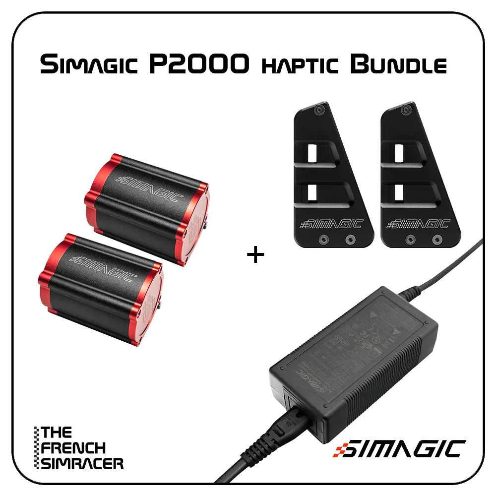 Simagic P2000 Haptic Feedback Bundle - The French Simracer