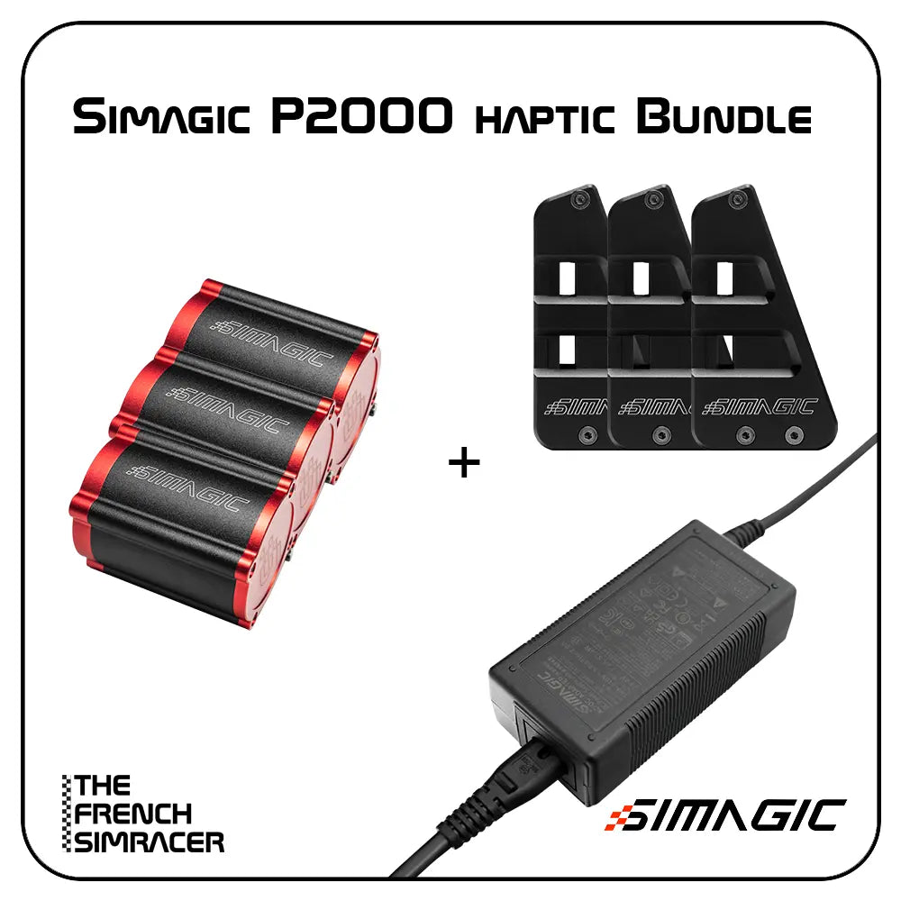Simagic P2000 Haptic Feedback Bundle - The French Simracer