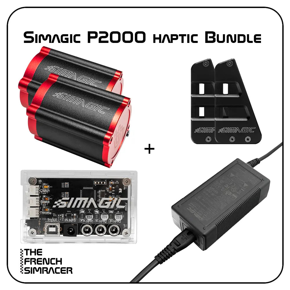 Bundle of Haptic for Simagic P2000 The French Simracer