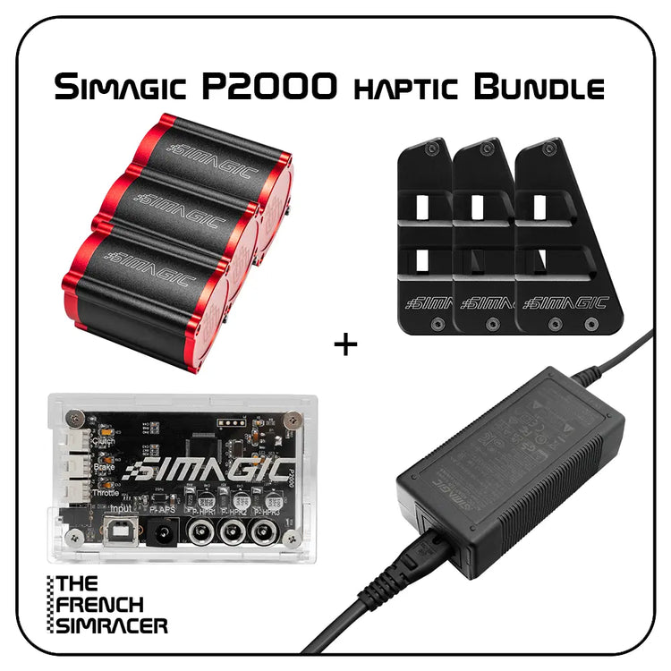 Simagic P2000 Haptic Feedback Bundle - The French Simracer