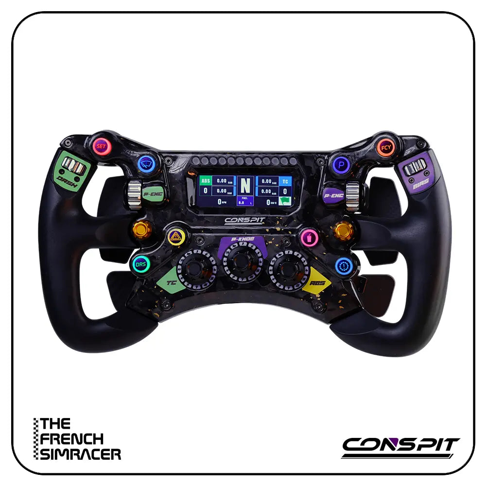 CONSPIT 300 GT Steering Wheel Champion Edition - The French Simracer