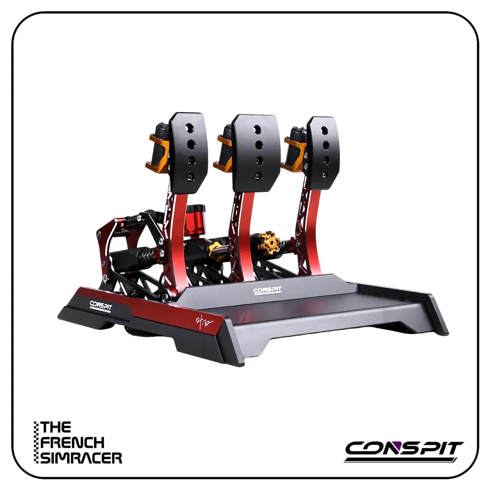 CONSPIT CPP EVO V2 Champion Edition – Yifei Ye Limited Edition Hydraulic Pedals - The French Simracer