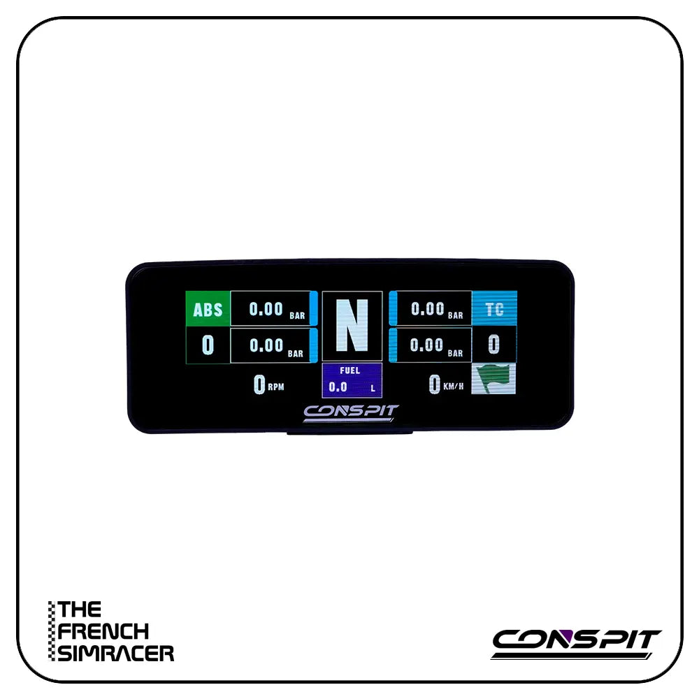 CONSPIT CSD Nano – Compact Telemetry Dashboard for ARES Wheelbases - The French Simracer