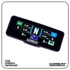 CONSPIT CSD Nano – Compact Telemetry Dashboard for ARES Wheelbases - The French Simracer