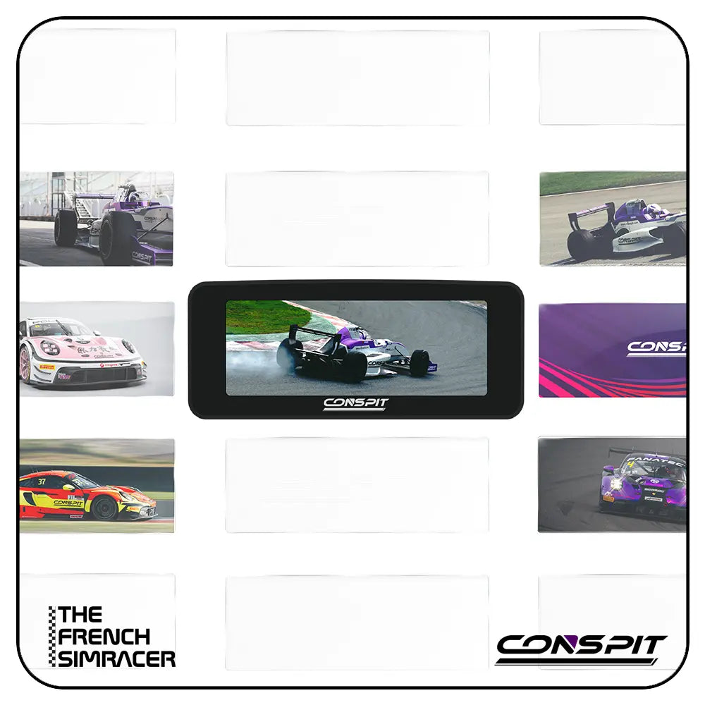 CONSPIT CSD Nano – Compact Telemetry Dashboard for ARES Wheelbases - The French Simracer
