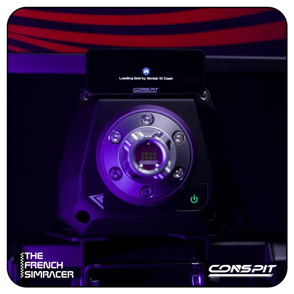 CONSPIT CSD Nano – Compact Telemetry Dashboard for ARES Wheelbases - The French Simracer