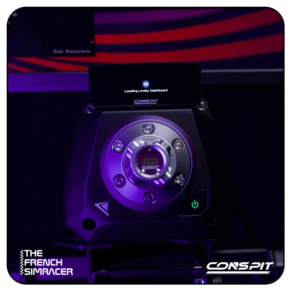 CONSPIT CSD Nano – Compact Telemetry Dashboard for ARES Wheelbases - The French Simracer