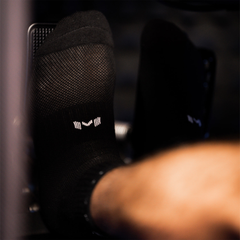 Classic Black Sim Socks (Ankle) by Moradness - The French Simracer