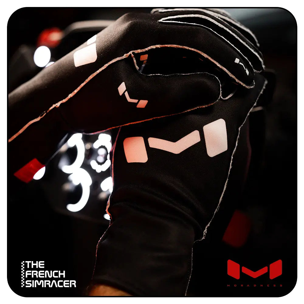 Classic Gloves Black by Moradness - The French Simracer