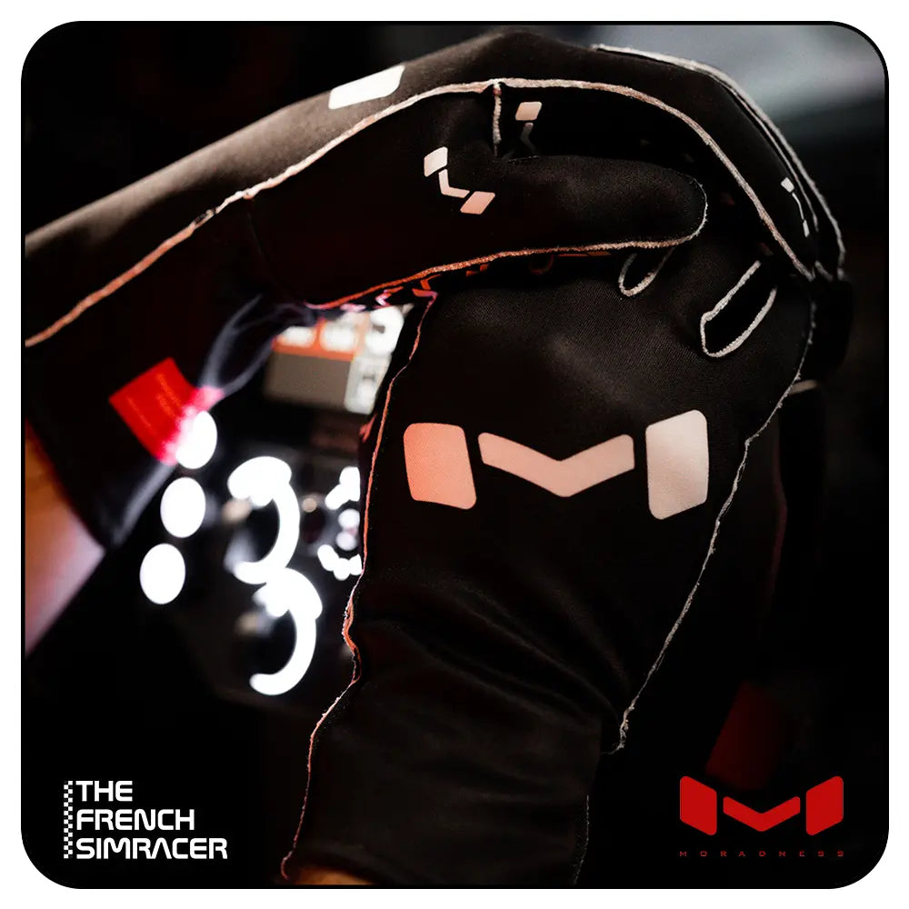 Classic Gloves Black by Moradness - The French Simracer