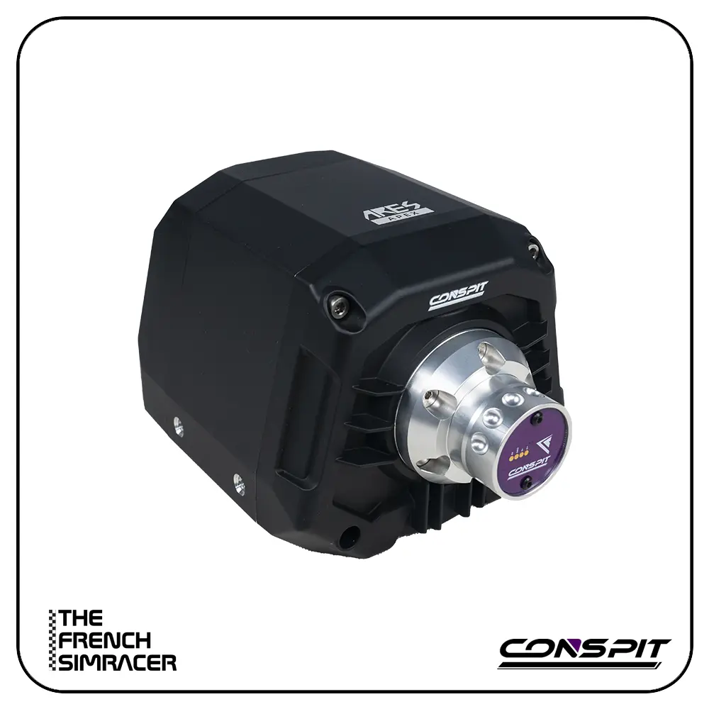 Conspit Ares Apex 8Nm – Direct Drive Wheelbase (CDR QR Version) - The French Simracer