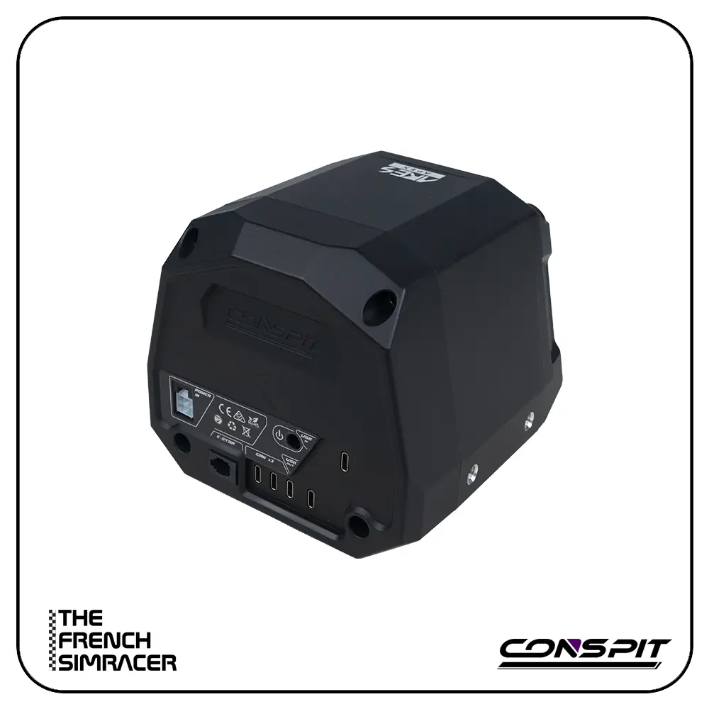Conspit Ares Apex 8Nm – Direct Drive Wheelbase (CDR QR Version) - The French Simracer