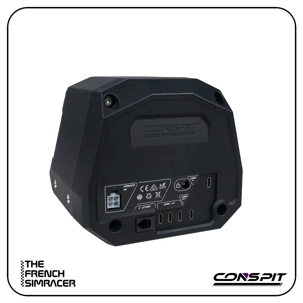 Conspit Ares Apex 8Nm – Direct Drive Wheelbase (CDR QR Version) - The French Simracer