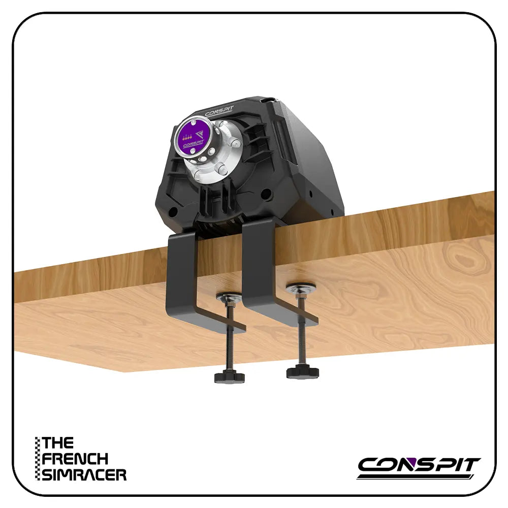 Conspit Ares Apex Wheelbase Desk Mount - The French Simracer