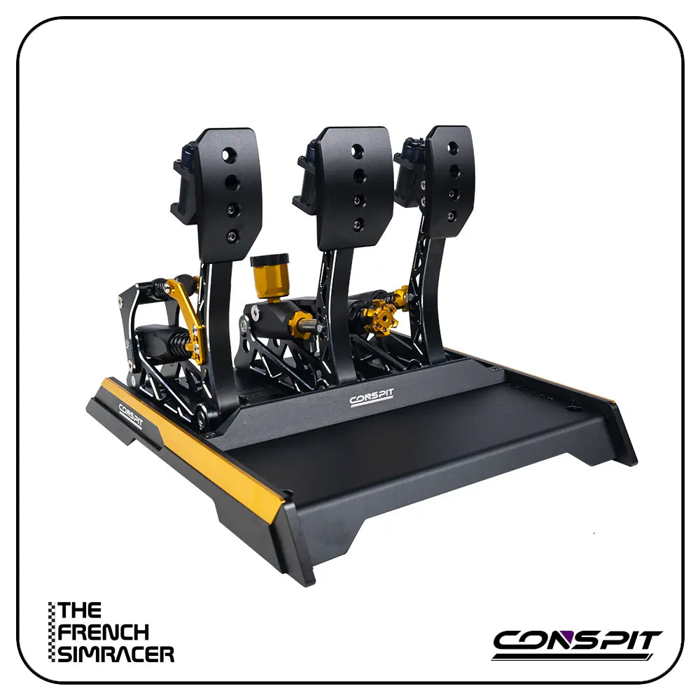 Conspit CPP-Evo V2  Hydraulic 3 Pedals - The French Simracer