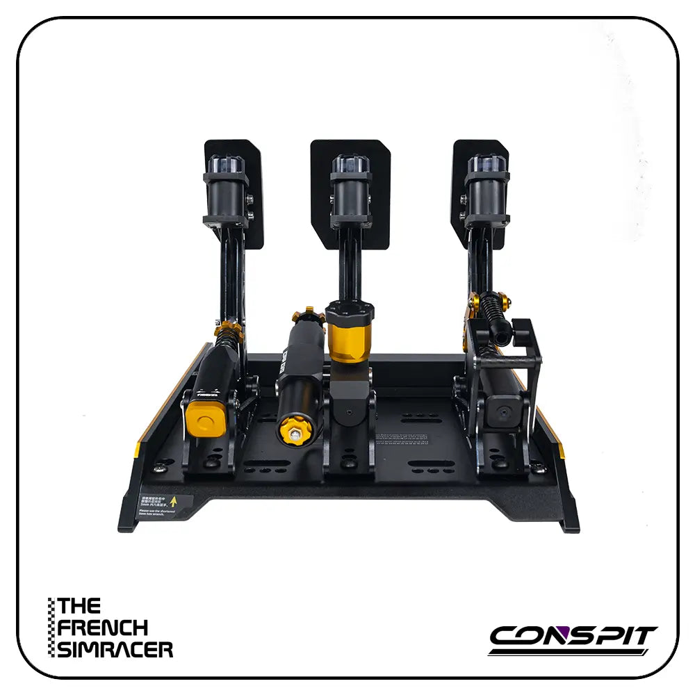Conspit CPP-Evo V2  Hydraulic 3 Pedals - The French Simracer