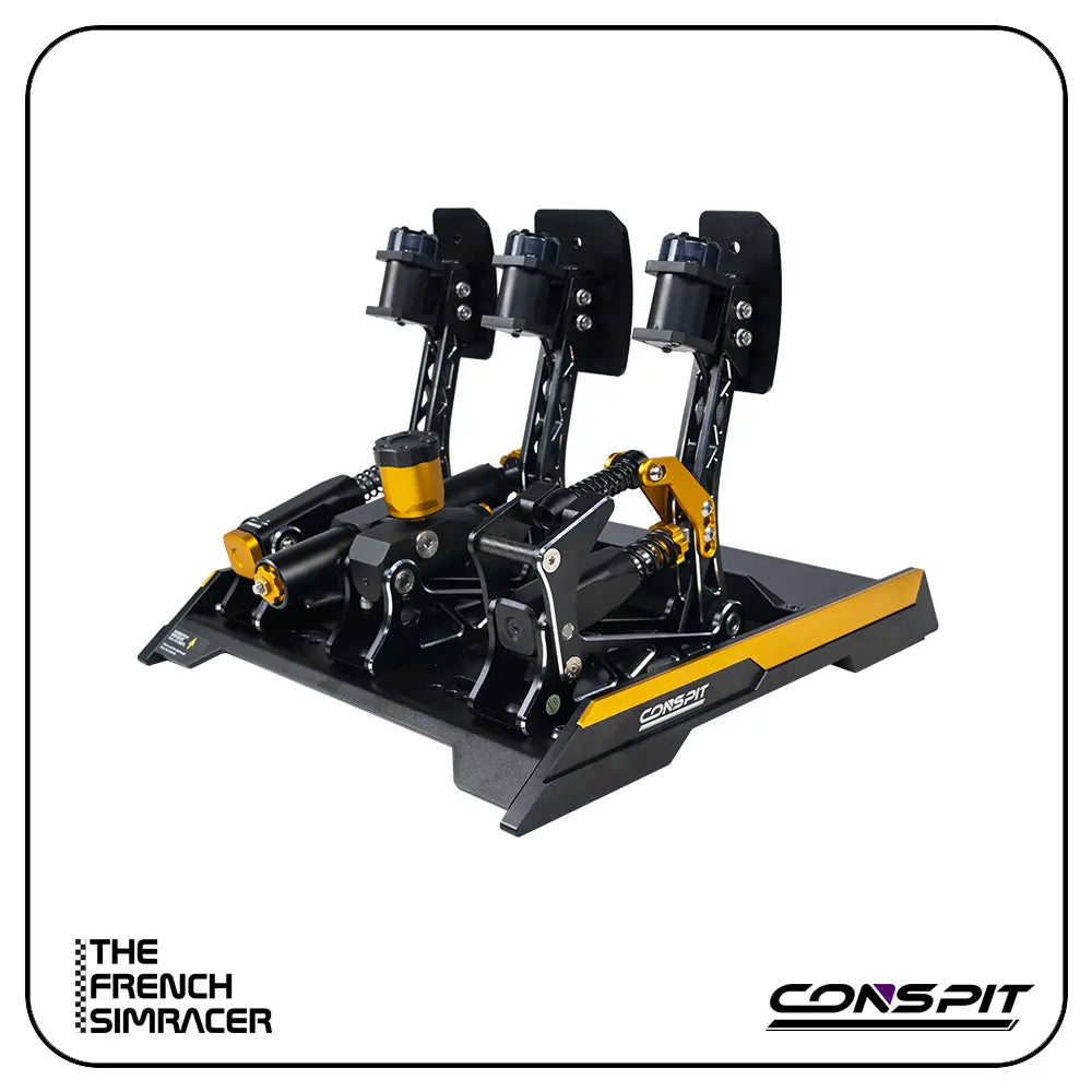 Conspit CPP-Evo V2  Hydraulic 3 Pedals - The French Simracer