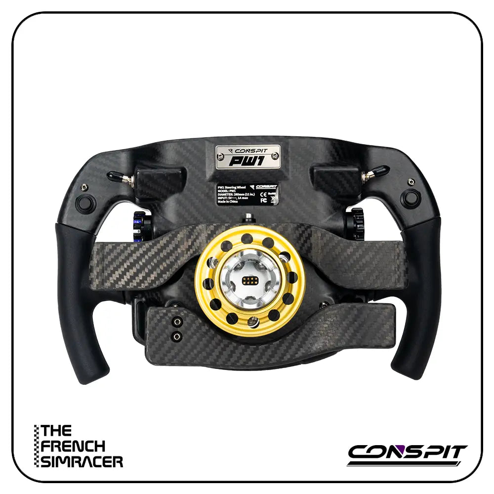 Conspit PW1 Formula wheel - The French Simracer