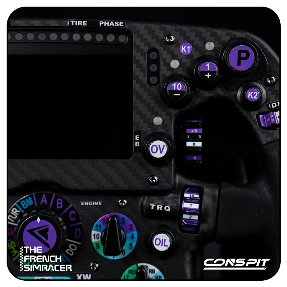 Conspit PW1 Formula wheel - The French Simracer
