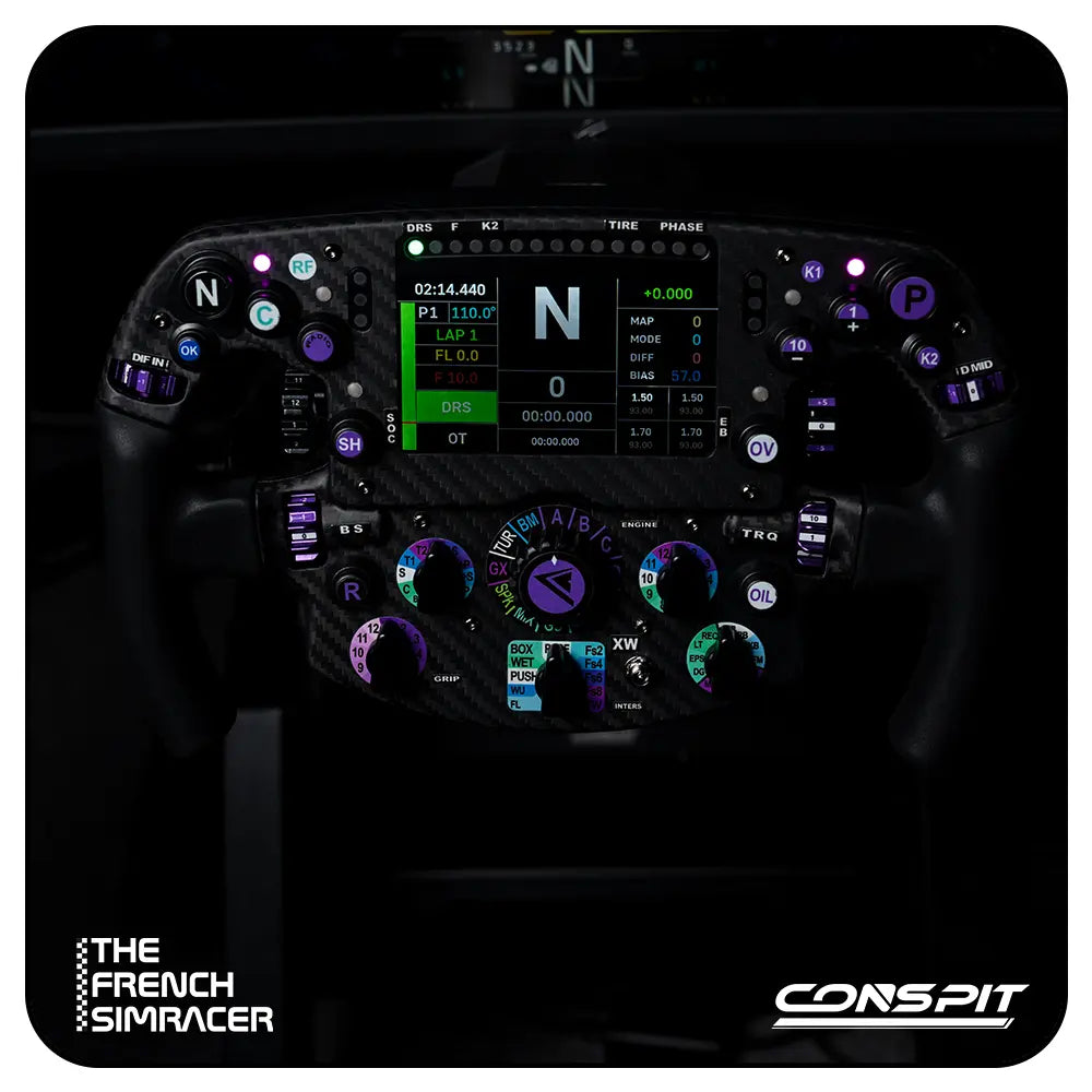 Conspit PW1 Formula wheel - The French Simracer