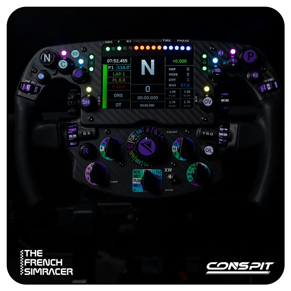 Conspit PW1 Formula wheel - The French Simracer
