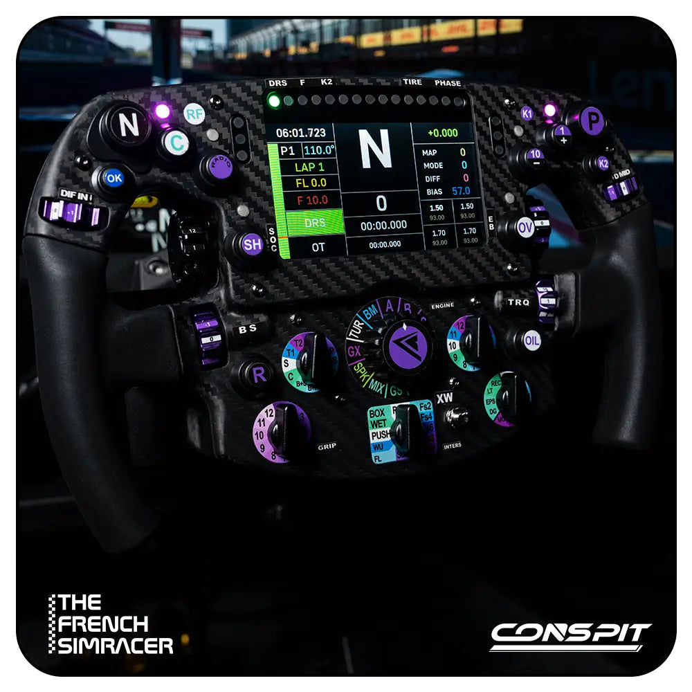Conspit PW1 Formula wheel - The French Simracer