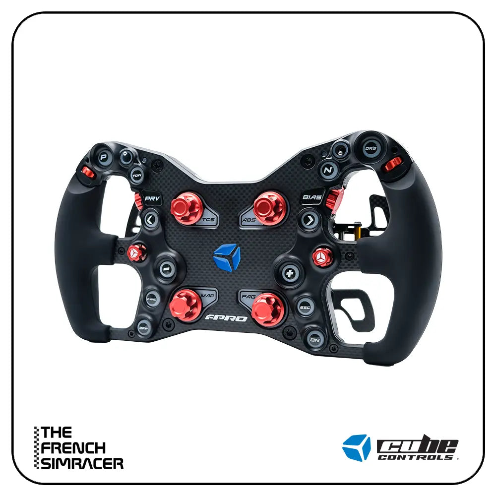 Cube Controls F-PRO Color Edition Steering Wheel | The French Simracer