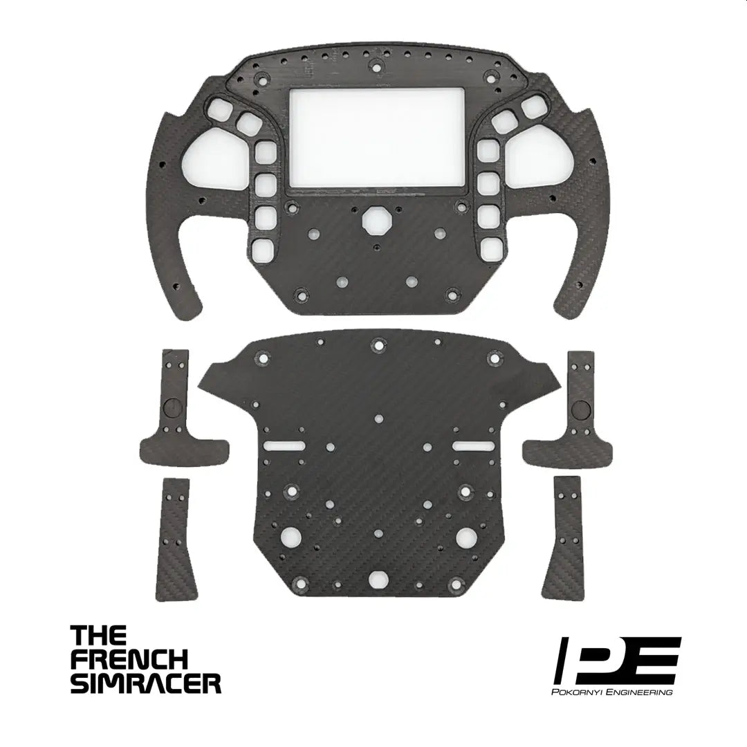 DIY - Set Plaque carbone -GTE Pro V2- TFS - Pokornyi Engineering DIY Parts