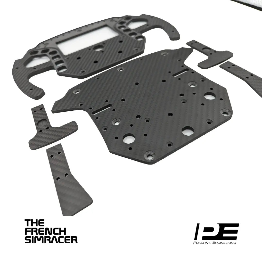 DIY - Set Plaque carbone -GTE Pro V2- TFS - Pokornyi Engineering DIY Parts