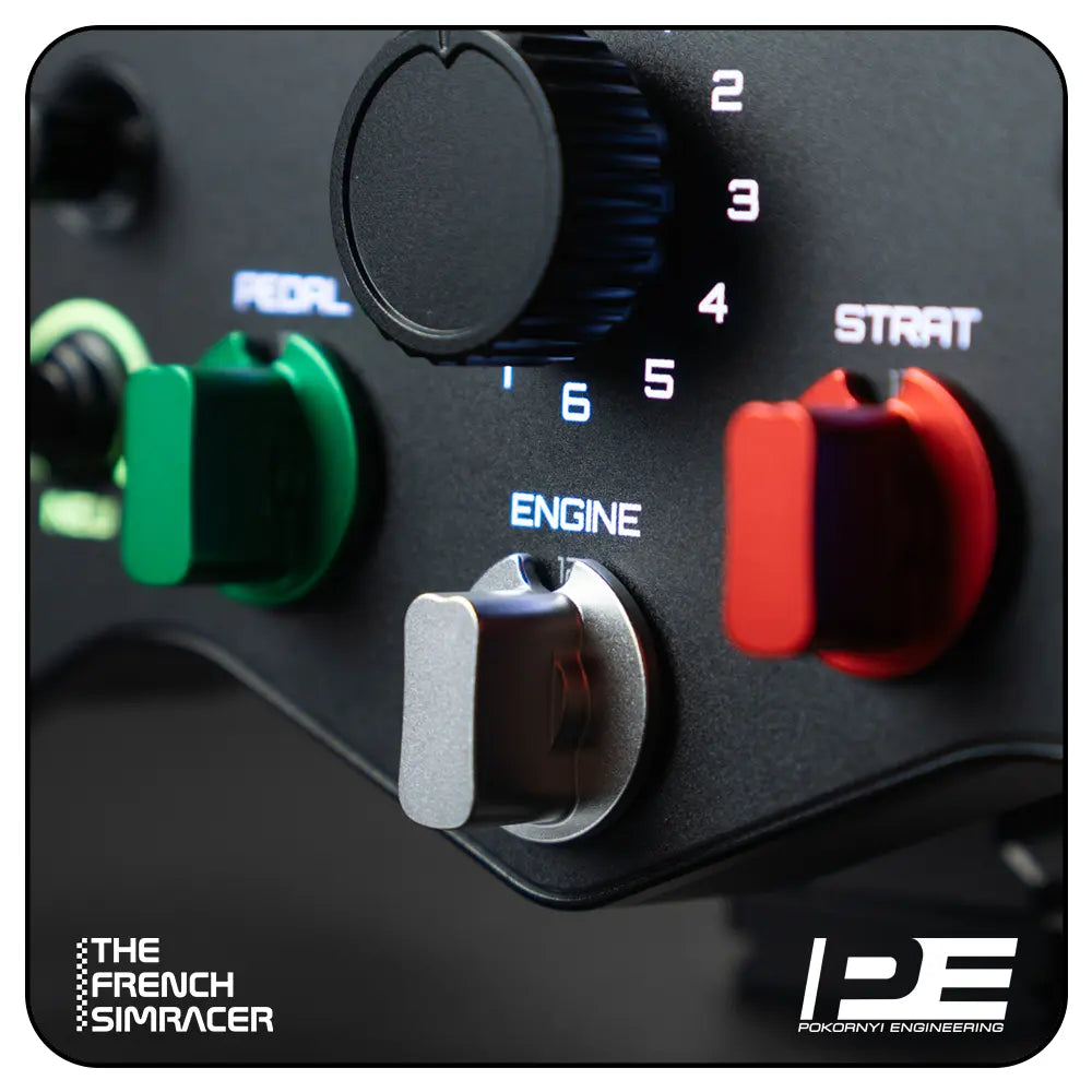 PC用ゲームコントローラー・コンバーター POKORNYI ENGINEERING F499 Steering Wheel F499 Steering Wheel – Pokornyi Engineering - The French Simracer