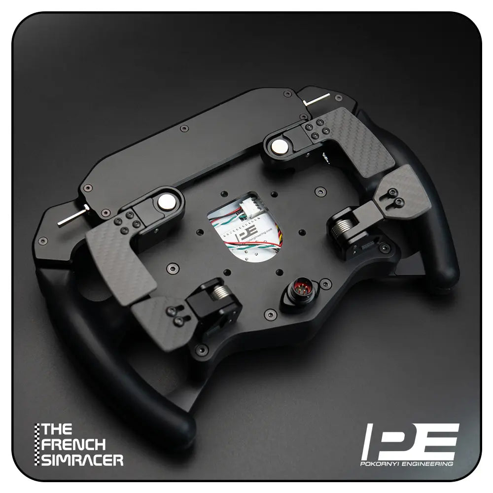 PC用ゲームコントローラー・コンバーター POKORNYI ENGINEERING F499 Steering Wheel F499 Steering Wheel – Pokornyi Engineering - The French Simracer