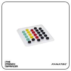 Fanatec Button Caps and Sticker Set - The French Simracer