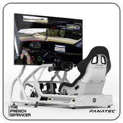 Fanatec GT Cockpit Monitor Stand (White) - The French Simracer