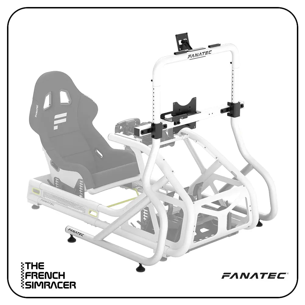 Fanatec GT Cockpit Monitor Stand (White) - The French Simracer