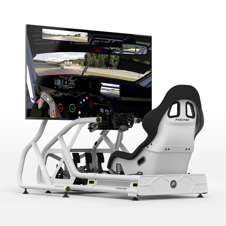 Fanatec GT Cockpit Monitor Stand (White) - The French Simracer
