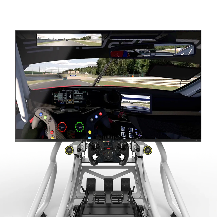 Fanatec GT Cockpit Monitor Stand (White) - The French Simracer