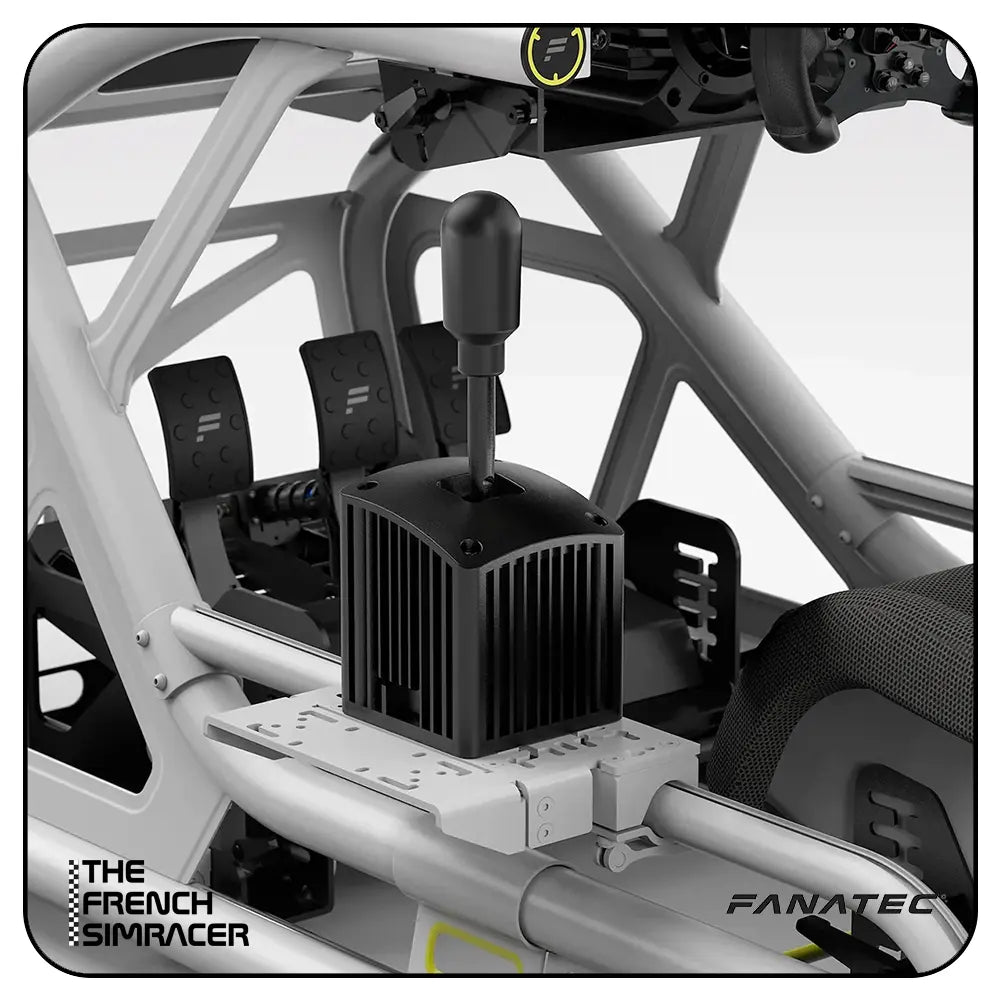 Fanatec GT Cockpit Shifter Mount Left (White) - The French Simracer